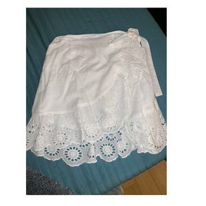 White skirt